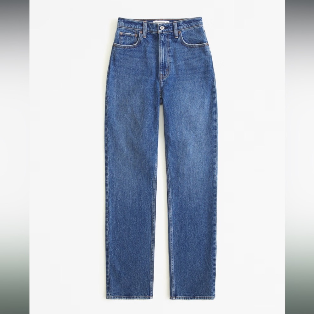 Abercrombie & Fitch 90s Ultra High Rise Straight Jeans